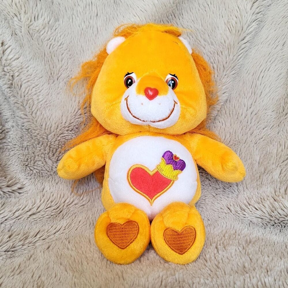 2003 10 inch Brave Heart Lion Care Bear Cousin